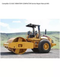 Caterpillar CS-563C VIBRATORY COMPACTOR Service Repair Manual 4KN preview