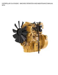CATERPILLAR C4.4 ENGINE - MACHINE OPERATION AND MAINTENANCE MANUAL W7N preview