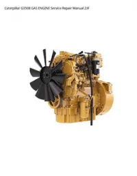 Caterpillar G3508 GAS ENGINE Service Repair Manual 2JF preview
