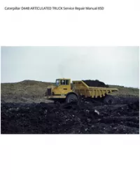 Caterpillar D44B ARTICULATED TRUCK Service Repair Manual 8SD preview