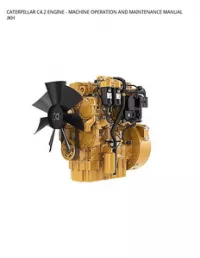 CATERPILLAR C4.2 ENGINE - MACHINE OPERATION AND MAINTENANCE MANUAL JKH preview