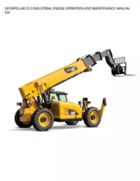 CATERPILLAR C0.5 INDUSTRIAL ENGINE OPERATION AND MAINTENANCE MANUAL C6F preview