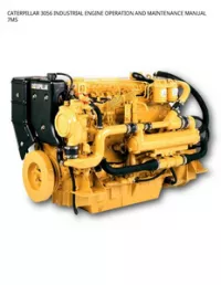 CATERPILLAR 3056 INDUSTRIAL ENGINE OPERATION AND MAINTENANCE MANUAL 7MS preview