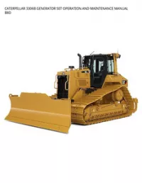 CATERPILLAR 3306B GENERATOR SET OPERATION AND MAINTENANCE MANUAL B8D preview