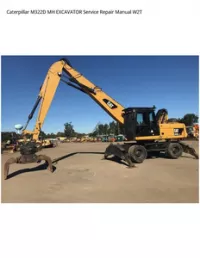 Caterpillar M322D MH EXCAVATOR Service Repair Manual W2T preview