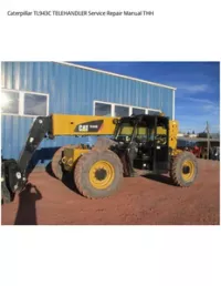 Caterpillar TL943C TELEHANDLER Service Repair Manual THH preview