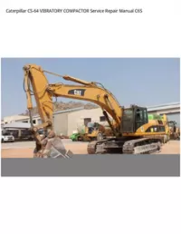 Caterpillar CS-64 VIBRATORY COMPACTOR Service Repair Manual C6S preview