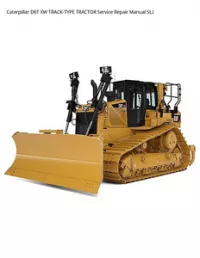 Caterpillar D6T XW TRACK-TYPE TRACTOR Service Repair Manual SLJ preview