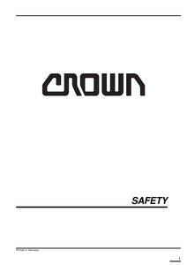 Crown GPC2000 manual