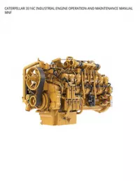 CATERPILLAR 3516C INDUSTRIAL ENGINE OPERATION AND MAINTENANCE MANUAL MNF preview