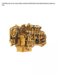 CATERPILLAR 3516C INDUSTRIAL ENGINE OPERATION AND MAINTENANCE MANUAL PYA preview