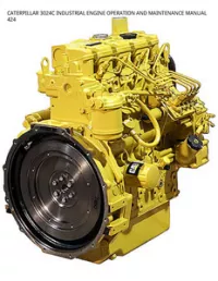 CATERPILLAR 3024C INDUSTRIAL ENGINE OPERATION AND MAINTENANCE MANUAL 424 preview