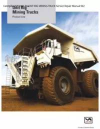 Caterpillar MT3300 AC UNIT RIG MINING TRUCK Service Repair Manual SE2 preview