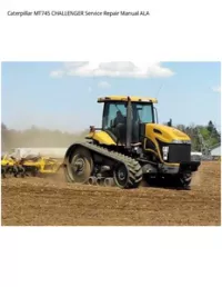 Caterpillar MT745 CHALLENGER Service Repair Manual ALA preview