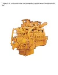 CATERPILLAR 3516B INDUSTRIAL ENGINE OPERATION AND MAINTENANCE MANUAL 9WF preview