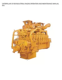 CATERPILLAR 3516B INDUSTRIAL ENGINE OPERATION AND MAINTENANCE MANUAL NYJ preview