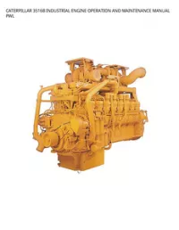 CATERPILLAR 3516B INDUSTRIAL ENGINE OPERATION AND MAINTENANCE MANUAL PWL preview