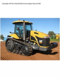 Caterpillar MT765 CHALLENGER Service Repair Manual AMS preview
