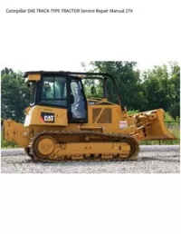 Caterpillar D4E TRACK-TYPE TRACTOR Service Repair Manual 27X preview