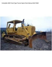 Caterpillar D8H Track-Type Tractor Spare Parts Manual 46A15040 preview