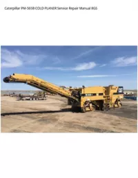 Caterpillar PM-565B COLD PLANER Service Repair Manual 8GS preview