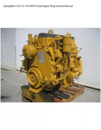 Caterpillar C10 C12 1YN 2PN Truck Engine Shop Service Manual preview