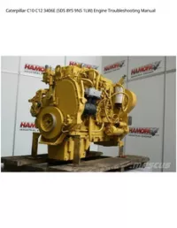 Caterpillar C10 C12 3406E (5DS 8YS 9NS 1LW) Engine Troubleshooting Manual preview