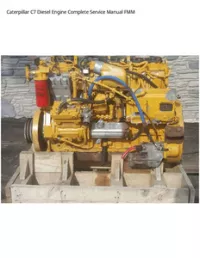 Caterpillar C7 Diesel Engine Complete Service Manual FMM preview
