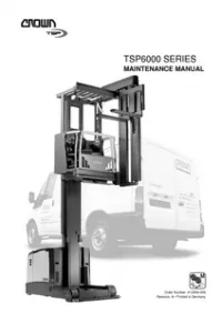 Crown TSP6000 Series Service Manual preview