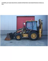 CATERPILLAR 442D BACKHOE LOADER OPERATION AND MAINTENANCE MANUAL SMJ preview