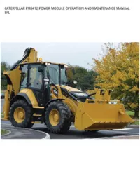 CATERPILLAR PM3412 POWER MODULE OPERATION AND MAINTENANCE MANUAL 5FL preview