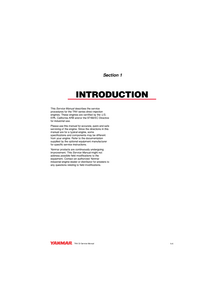 Yanmar 4TNV94 Industrial Engine manual