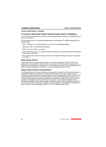 Yanmar 4TNV106 Industrial Engine manual pdf