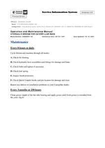 Caterpillar 416C manual pdf