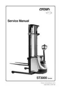 Crown ST3000 Series Service Manual preview
