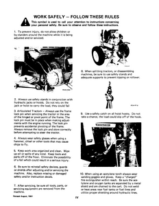 Case/Case IH 784 Hydro Tractor CHASSIS manual