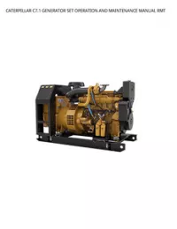 CATERPILLAR C7.1 GENERATOR SET OPERATION AND MAINTENANCE MANUAL RMT preview