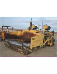 CATERPILLAR AP800 ASPHALT PAVER OPERATION AND MAINTENANCE MANUAL 1BF preview