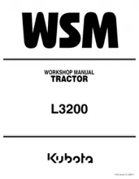 Kubota L3200 Tractor Workshop Manual preview