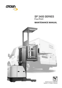 Crown SP3400 Series Service Manual New preview