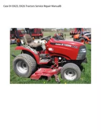 Case IH DX23  DX26 Tractors Service Repair ManualВ preview