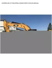 CATERPILLAR C27 INDUSTRIAL ENGINE PARTS CATALOG MANUAL preview