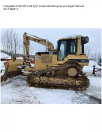 Caterpillar D5M LGP Track Type Loader Workshop Service Repair Manual SN-7LR00219 preview