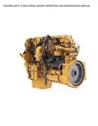 CATERPILLAR C15 INDUSTRIAL ENGINE OPERATION AND MAINTENANCE MANUAL preview