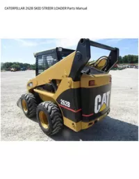 CATERPILLAR 262B SKID STREER LOADER Parts Manual preview