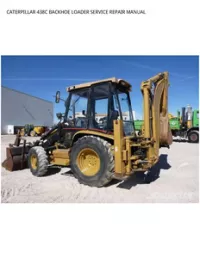 CATERPILLAR 438C BACKHOE LOADER SERVICE REPAIR MANUAL preview