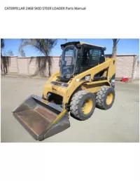 CATERPILLAR 246B SKID STEER LOADER Parts Manual preview