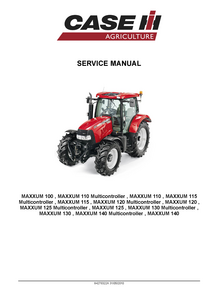 Case/Case IH 100 IH MAXXUM Tractors (with/without Multicontroller) manual