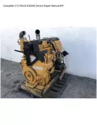 Caterpillar C12 TRUCK ENGINE Service Repair Manual 8YF preview