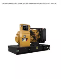 CATERPILLAR C3.3 INDUSTRIAL ENGINE OPERATION AND MAINTENANCE MANUAL preview